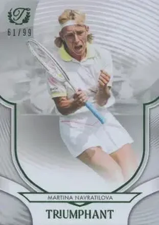 2025 Topps Triumphant #19 - Martina Navratilova