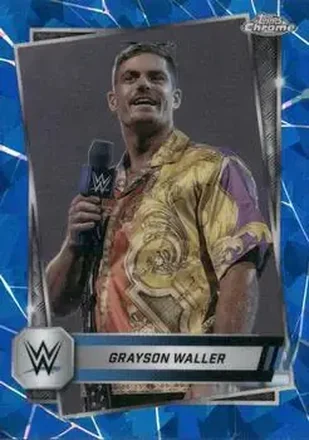 2025 Topps Chrome Sapphire Edition WWE #13 - Grayson Waller