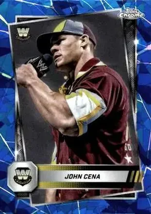 2025 Topps Chrome Sapphire Edition WWE #16 - John Cena