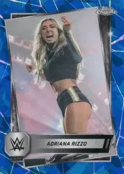 2025 Topps Chrome Sapphire Edition WWE feature card
