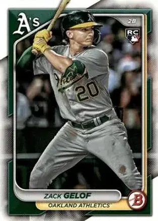 2024 Bowman #14 - Zack Gelof - Oakland Athletics