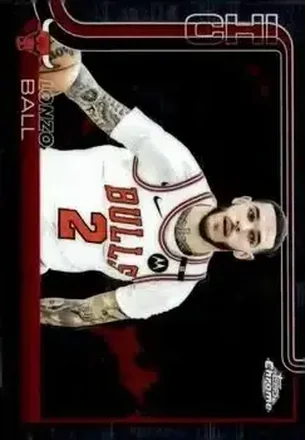 2025-26 Topps Chrome #38 - Lonzo Ball - Chicago Bulls 2025-26 Topps Chrome #38 - Lonzo Ball - Chicago Bulls