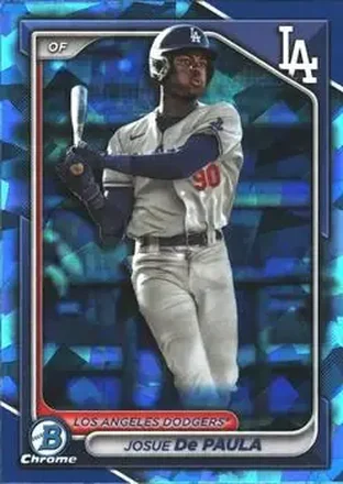 2024 Bowman Sapphire Edition #BCP-12 - Josue De Paula - Los Angeles Dodgers