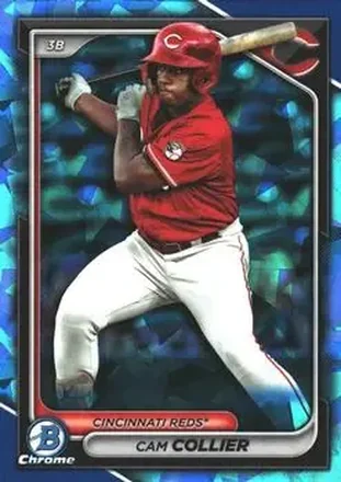 2024 Bowman Sapphire Edition #BCP-13 - Cam Collier - Cincinnati Reds