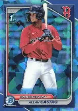 2024 Bowman Sapphire Edition #BCP-14 - Allan Castro - Boston Red Sox