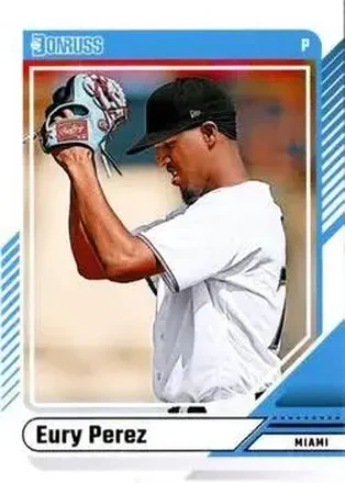 2024 Donruss #19 - Eury Pérez - Miami Marlins