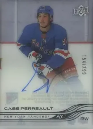 2025-26 Upper Deck Clear Cut #CC-GP - Gabe Perreault - New York Rangers