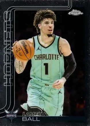 2025-26 Topps Chrome #39 - LaMelo Ball - Charlotte Hornets