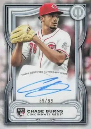 2026 Topps Tribute - League Inauguration Autographs #LIA-CB - Chase Burns - Cincinnati Reds