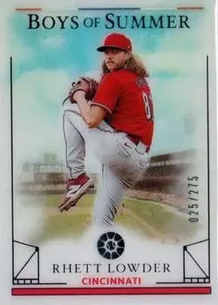 2024 Panini Boys of Summer #15 - Rhett Lowder - Cincinnati Reds