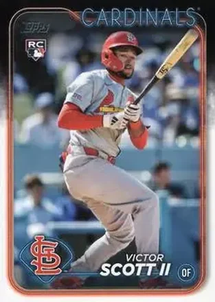 2024 Topps Update #US2 - Victor Scott II - St. Louis Cardinals