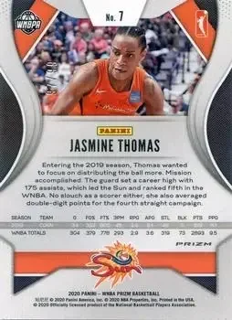 Back of Jasmine Thomas