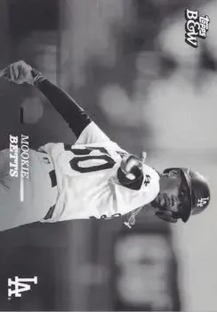 2024 Topps Black & White #11 - Mookie Betts - Los Angeles Dodgers
