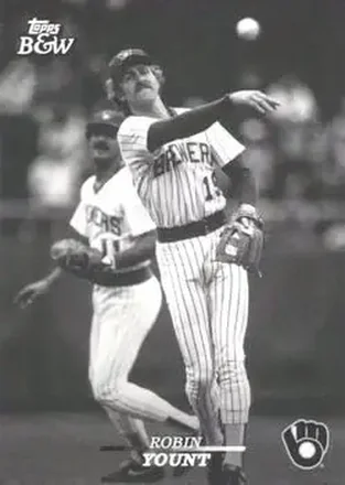 2024 Topps Black & White #13 - Robin Yount - Milwaukee Brewers