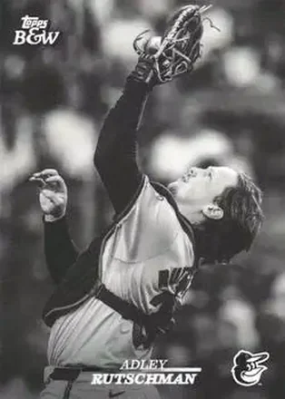 2024 Topps Black & White #19 - Adley Rutschman - Baltimore Orioles