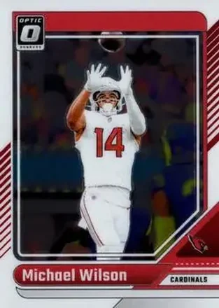 2024 Donruss Optic #3 - Michael Wilson - Arizona Cardinals