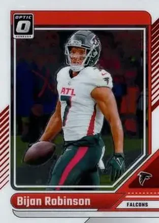 2024 Donruss Optic #8 - Bijan Robinson - Atlanta Falcons