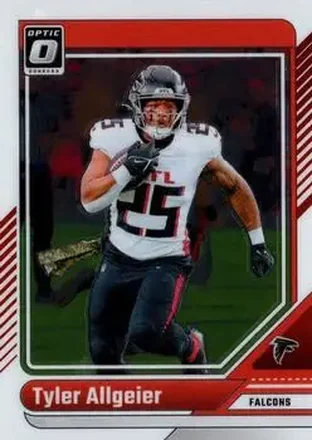 2024 Donruss Optic #9 - Tyler Allgeier - Atlanta Falcons