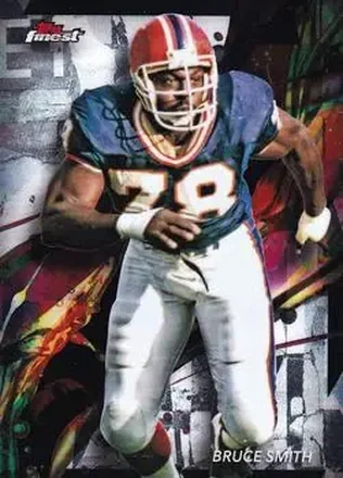 2024 Finest #9 - Bruce Smith - Buffalo Bills