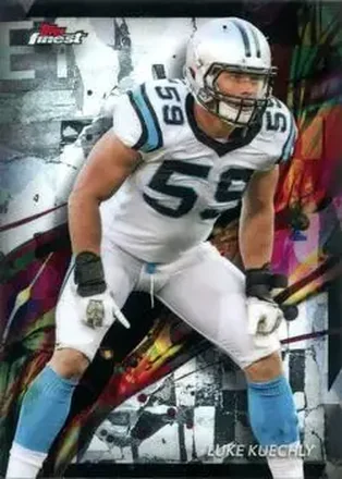 2024 Finest #10 - Luke Kuechly - Carolina Panthers