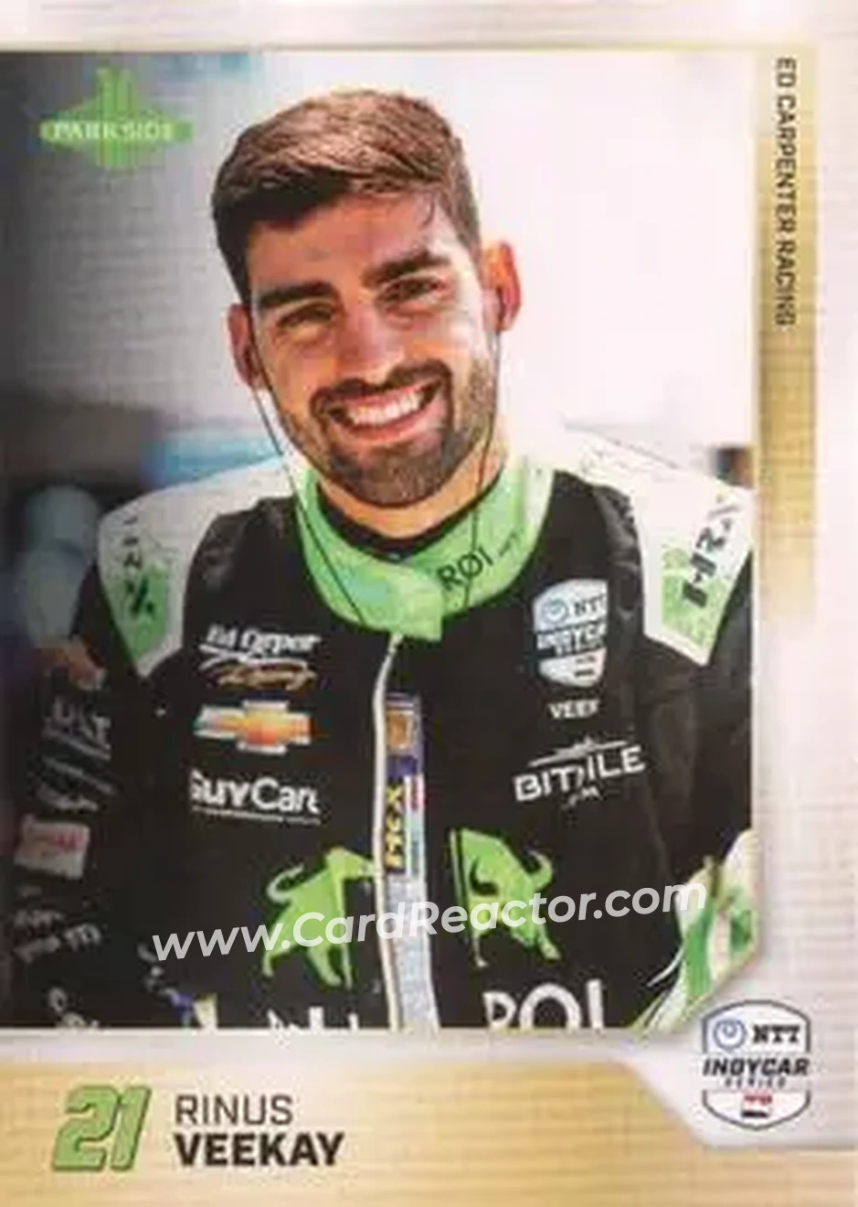 2025 Parkside IndyCar Collection #13 - Rinus Veekay - Ed Carpenter Racing - Front