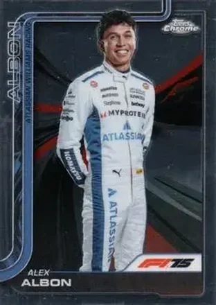 2025 Topps Chrome Formula 1 #17 - Alex Albon - Atlassian Williams Racing
