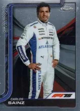 2025 Topps Chrome Formula 1 #18 - Carlos Sainz - Atlassian Williams Racing