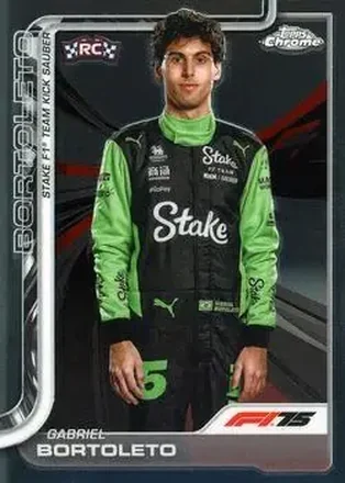 2025 Topps Chrome Formula 1 #20 - Gabriel Bortoleto - Stake F1 Team KICK Sauber