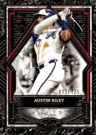 2025 Topps Tier One #52 - Austin Riley - Atlanta Braves