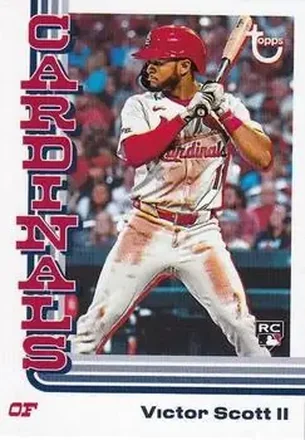 2024 Topps Brooklyn Collection #11 - Victor Scott II - St. Louis Cardinals