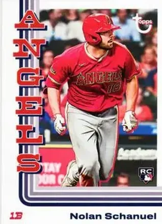 2024 Topps Brooklyn Collection #14 - Nolan Schanuel - Los Angeles Angels