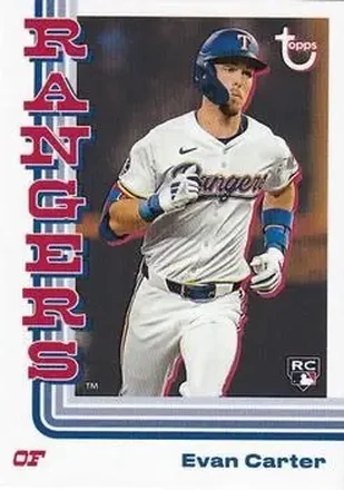 2024 Topps Brooklyn Collection #20 - Evan Carter - Texas Rangers