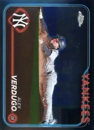 2024 Topps Chrome #11 - Alex Verdugo - New York Yankees