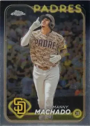 2024 Topps Chrome #12 - Manny Machado - San Diego Padres