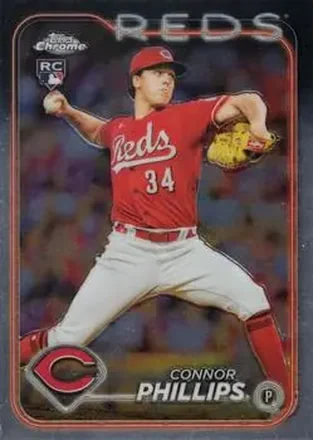 2024 Topps Chrome #20 - Connor Phillips - Cincinnati Reds
