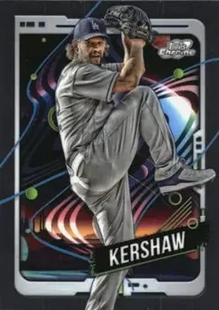 2024 Topps Chrome Cosmic #13 - Clayton Kershaw - Los Angeles Dodgers