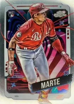 2024 Topps Chrome Cosmic #16 - Noelvi Marte - Cincinnati Reds