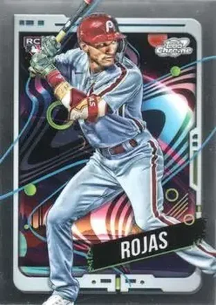 2024 Topps Chrome Cosmic #18 - Johan Rojas - Philadelphia Phillies