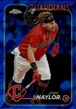 2024 Topps Chrome Sapphire Edition #10 - Josh Naylor - Cleveland Guardians