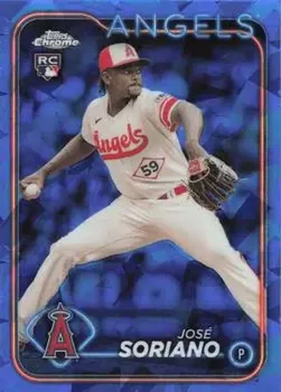 2024 Topps Chrome Sapphire Edition #15 - José Soriano - Los Angeles Angels