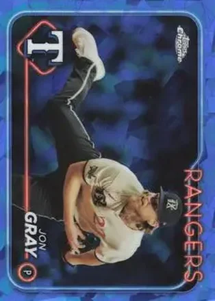 2024 Topps Chrome Sapphire Edition #16 - Jon Gray - Texas Rangers