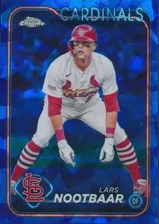 2024 Topps Chrome Sapphire Edition #18 - Lars Nootbaar - St. Louis Cardinals