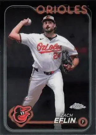 2024 Topps Chrome Update #USC10 - Zach Eflin - Baltimore Orioles