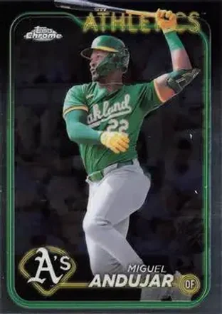 2024 Topps Chrome Update #USC15 - Miguel Andujar - Oakland Athletics