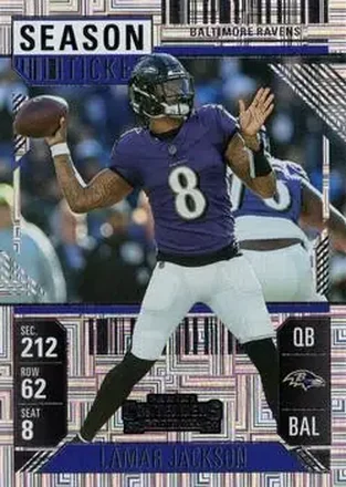 2024 Panini Contenders #7 - Lamar Jackson - Baltimore Ravens