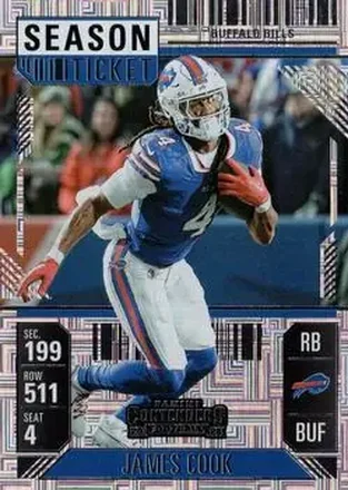 2024 Panini Contenders #10 - James Cook - Buffalo Bills