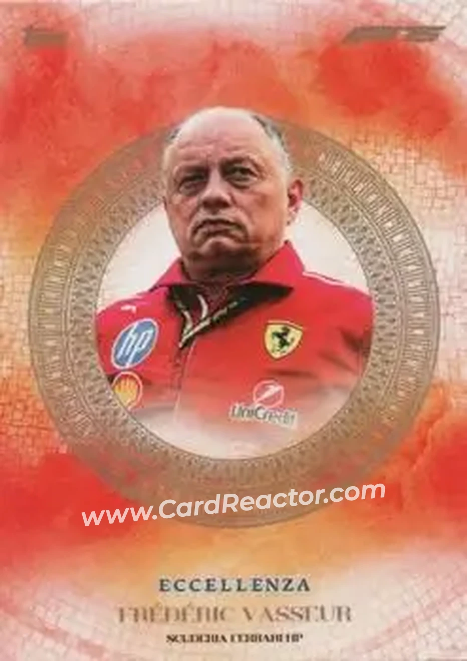 2025 Topps Eccellenza Formula 1 #NNO - Frédéric Vasseur - Scuderia Ferrari HP - Front