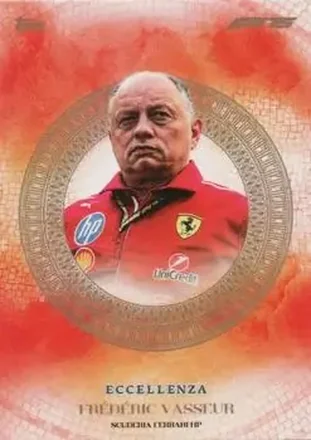 2025 Topps Eccellenza Formula 1 #NNO - Frédéric Vasseur - Scuderia Ferrari HP