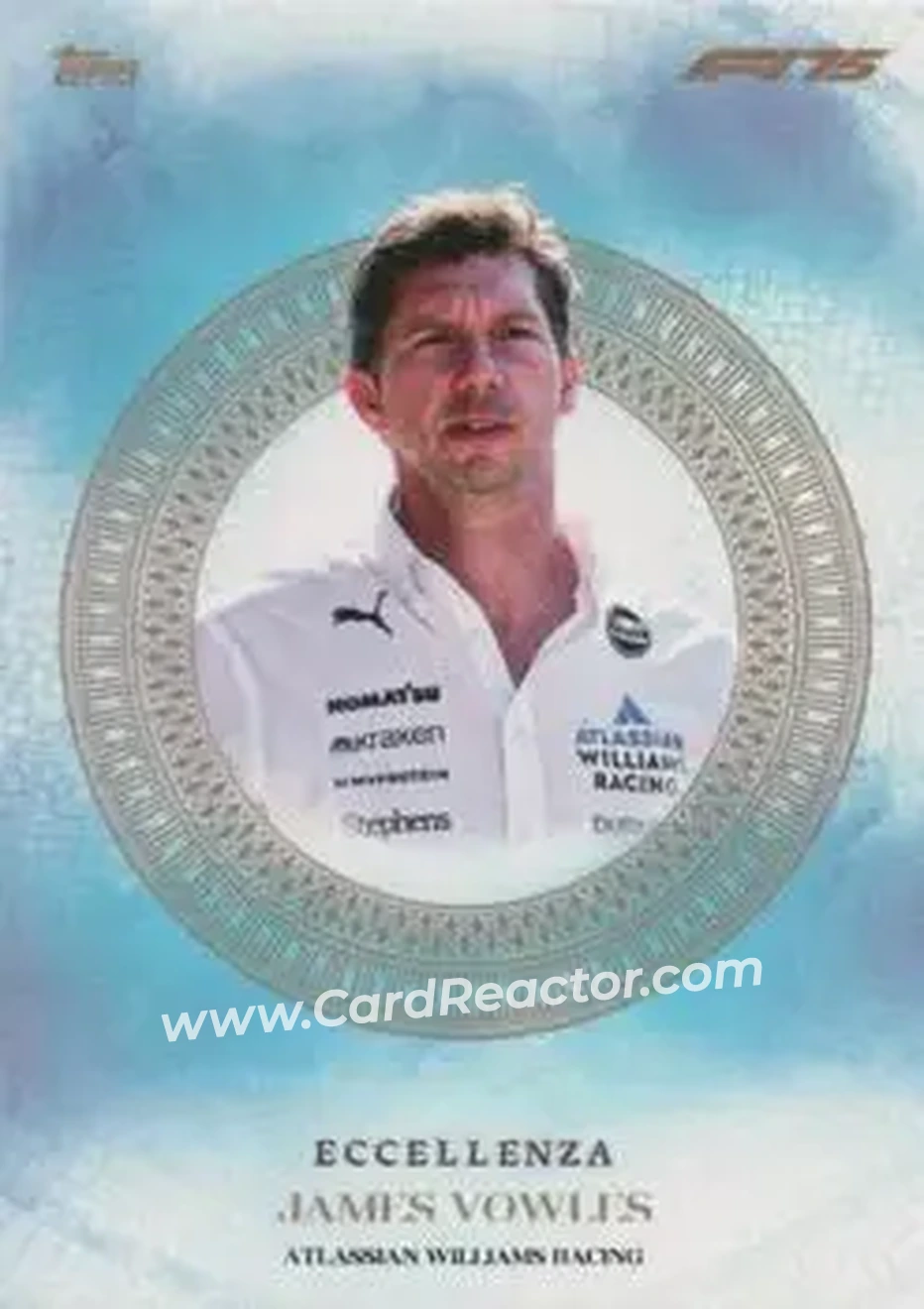2025 Topps Eccellenza Formula 1 #NNO - James Vowles - Atlassian Williams Racing - Front
