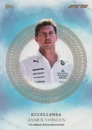2025 Topps Eccellenza Formula 1 #NNO - James Vowles - Atlassian Williams Racing